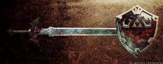 Zelda Sword And Shield Wallpaper Hylian Master