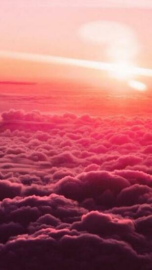 Pink Sky The iPhone Wallpaper