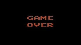 Video Games Text Typography Game Over Wallpaper