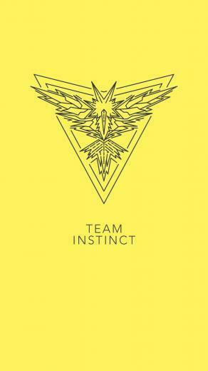 Team Instinct Pogo Pokemon Go Yellow Zapdos Phone Wallpaper
