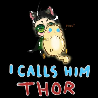 Chibi Loki And Thor Wallpaper Tshirt Design By