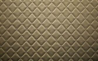 Leather Background Texture Quilted Piercing Thread Wallpaper
