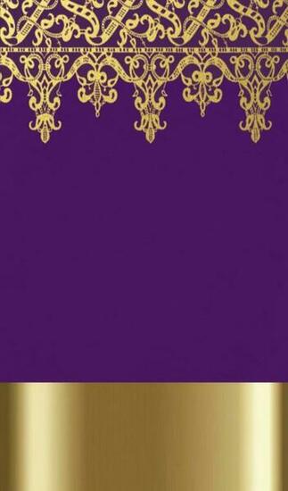 Purple And Gold iPhone Wallpaper