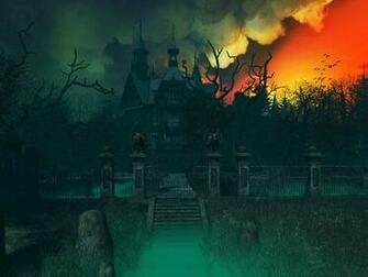 3d Haunted House Wallpaper