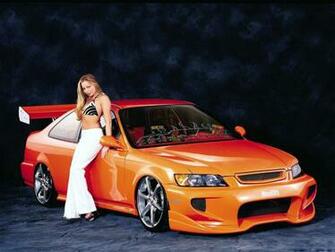 Girl And Car Wallpaper