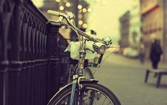 Vintage Bicycle Wallpaper