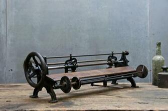 Vintage Industrial Wallpaper Cutter Factory