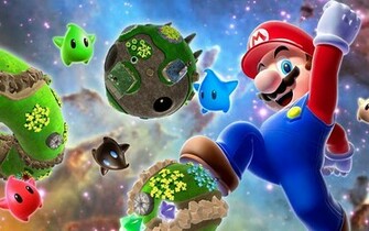 HD 3d Game Wallpaper Van Super Mario Galaxy Spel