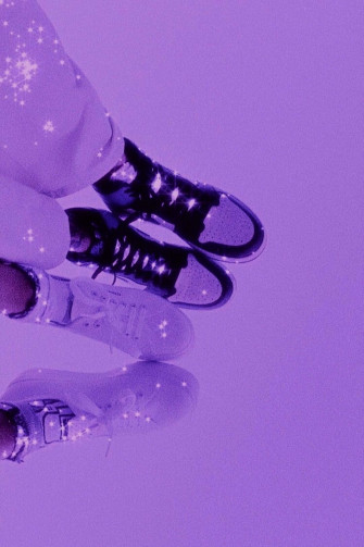 Purple Wallpaper Shoes