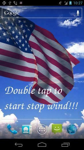 3d Us Flag Live Wallpaper Android Apps On Google Play