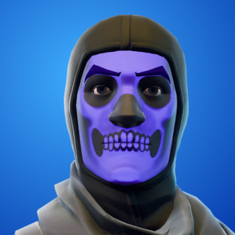 Purple Glow Skull Trooper Wallpaper