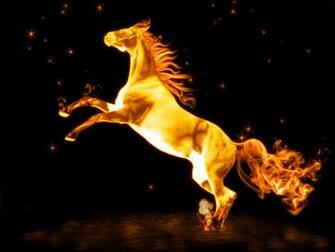 Fire Horse Wallpaper HD On