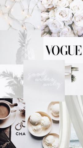 White Wallpaper Aesthetic Desktop For