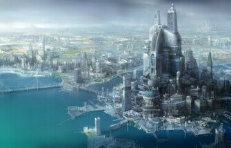 Wallpaper Photos Image Futuristic City