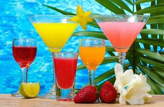 Tropical Cocktail Wallpaper