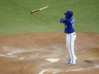 Jose Bautistas Celebration After Series Winning Home Run Is Causing