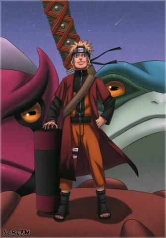 Naruto And Toads By Oxynik