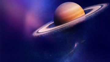 Wallpaper Saturn Planet 4k Space