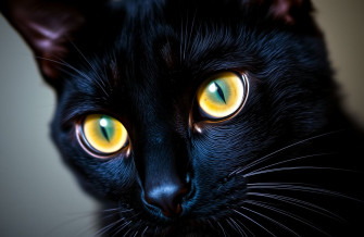 Black Cat Eyes Wallpaper