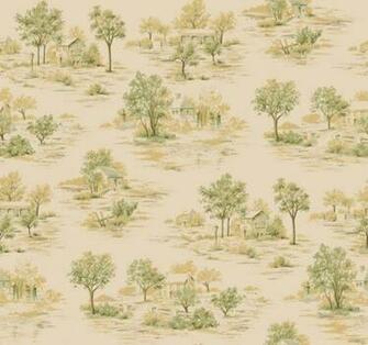 Carey Lind Scenic Toile Wallpaper Double Roll Bolts