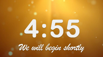 Countdown Background Golden Glow Worship