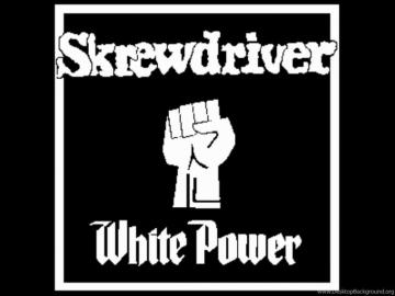 Skrewdriver White Power Desktop Background