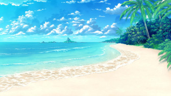 Beach Art Wallpaper