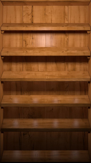 Medium Brown Shelves Ios iPhone X Wallpaper HD Check More