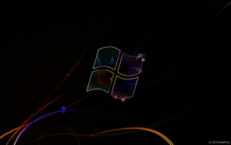 Windows Default Wallpaper Black Dark Aura