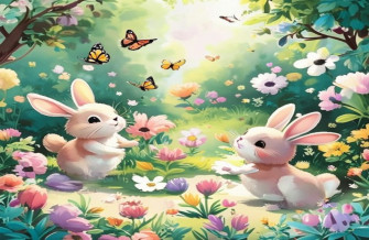 Cute Bunnies Wallpaper
