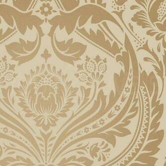 Cream Damask Wallpaper Grandeur