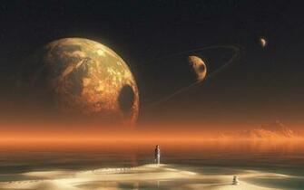 Alien Landscapes Wallpaper