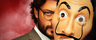The Professor Digital Painting Money Heist Wallpaper Resolution HD 4k