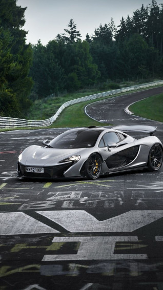 Sports Car On Road Mclaren P1 Wallpaper