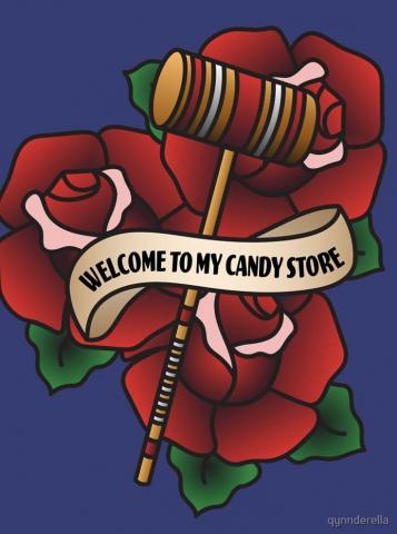 Welcome To My Candy Store Classic T Shirt By Qynnderella In
