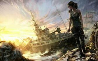 Lara Croft Concept Art HD Wallpaper IHD