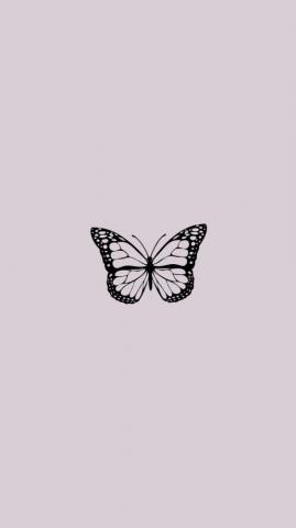 Purple Aesthetic Butterfly Wallpaper