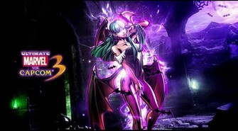 Wallpaper Ultimate Marvel Vs Morrigan