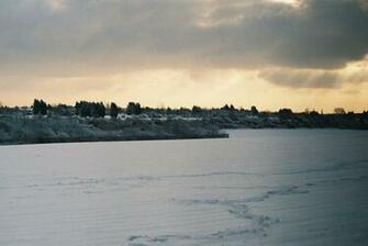 Snowscape Ensoleill E Wallpaper