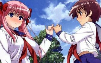 Saki Girls Reconciliation Fingers Stock Photos Image HD