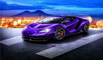 Centenario Purple Lamborghini Wallpaper Car