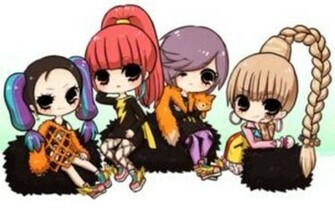 Cute Chibi 2ne1 Kpop Picture