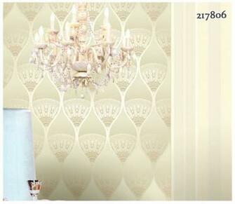 Cm Non Woven Flocked Wallpaper Special Design
