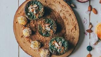 Tasteful Food Presentation In Plate HD Wallpaper