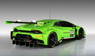 Lamborghini Huracan Gt3 Rear Wallpaper
