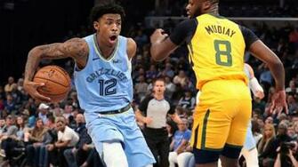 Morant Scores Points Grizzlies Beat Jazz Abc News