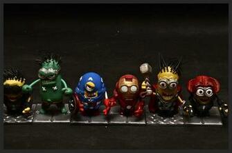 Minions Avengers Drawing Exclusive HD Wallpaper