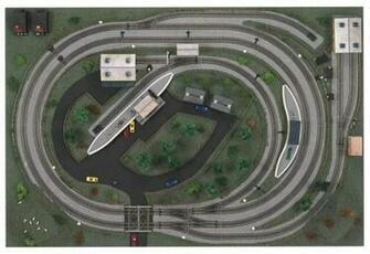 Photo Model Train Layouts Wallpaper
