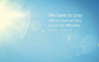May Oswald Chambers Quote Desktop Calendar Wallpaper