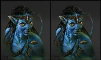 Neytiri 3d Stereo By Stevedelamare